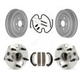 thumbnail image 1 of Transit Auto Rear Coated Brake Drum Shoe Hardware and Wheel Hub Bearing Assembly Kit for Car 2003-2005 Pontiac Sunfire Chevrolet Cavalier Non-ABS - Left Right Side (Driver Passenger) K7D-100034, 1 of 11