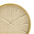 thumbnail image 2 of Anko Rattan Clock, Natural, 2 of 6