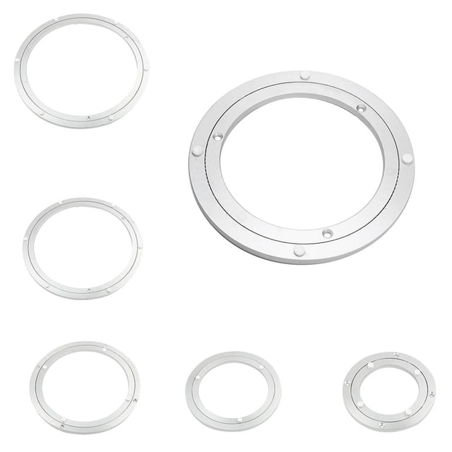GUOOL Aluminium Alloy Rotating Turntable Round Table Bearing Swivel Plate 5.5inch 5.5 inch