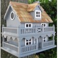thumbnail image 2 of Home Bazaar HB-6102PHBS Novelty Cottage Decorative Hanging Wood Birdhouse, Blue, 2 of 2