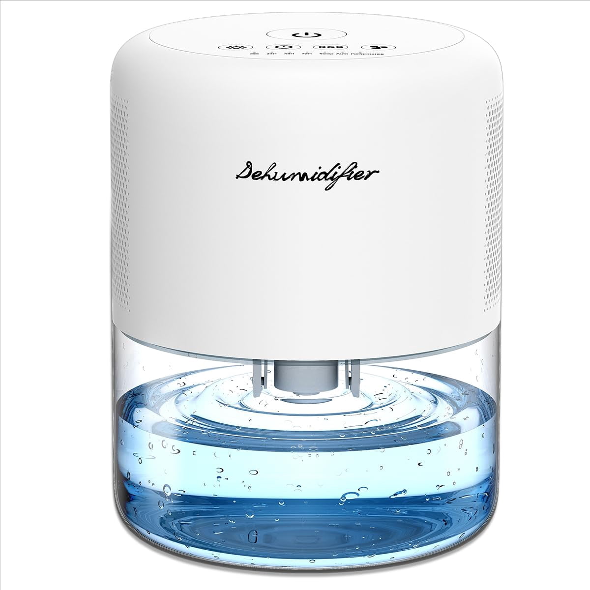 NeedDuck Dehumidifier for Home Small Quiet Dehumidifiers for 44OZ Water Tank Auto Defrost and Shutoff 10 Colors Light 4 Timer Options 3 Modes Portable Dehumidifiers for