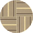 thumbnail image 1 of Ahgly Company Machine Washable Indoor Round Transitional Brown Gold Area Rugs, 6' Round, 1 of 7