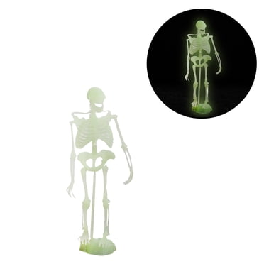 Pisexur Jouets de Dinosaures pour Enfants 3-5, Modèle de Squelette Humain de Dinosaure Noctilucent à Assembler, Crâne Jouet Os Déco, Cadeaux de Noël pour Enfants