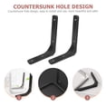 thumbnail image 2 of 2 Sets Durable 90 Degree Floating Shelf Brackets Heavy Duty Shelf Bracket, 2 of 8