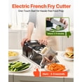 thumbnail image 2 of VEVOR Coupe-Frites Électrique en Acier Inoxydable Hachoir à Légumes avec 3 Lames, 2 of 9