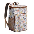 thumbnail image 1 of Summer Floral Pattern Cooler Bag - 20L Soft Cooler with Long-Lasting Insulation, Great for Beach and Camping, 1 of 5
