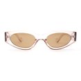 thumbnail image 1 of Women Classy Thick Temple Mod Cat Eye Plastic Sunglasses Beige Brown, 1 of 4