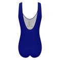 thumbnail image 4 of VBTAPA Women Racerback One Piece Swimsuit Slimming Athletic Training Bathing Suit Full Coverage Color Block Modest Swimwear Limited Time Sales Dark Blue XXL, 4 of 6
