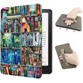thumbnail image 1 of YSTIANN Case for 7 inch (12th Gen & Signature Edition & Colorsoft 2024), Premium PU Leather Magnetic Cover with Auto Wake/Sleep, Hand Strap for Reading Protection WJ85-4616, 1 of 5