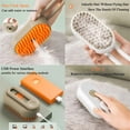 thumbnail image 3 of Steamy Cat Brush Steamy Brush Pro Upgraded Steamy Cat Brush 3 In1 Cat Steamy Brush Steam Shedding Brush with Release Button Cat Steamy Brush Cleanser Steam Brush for Cats 20ml, 3 of 8