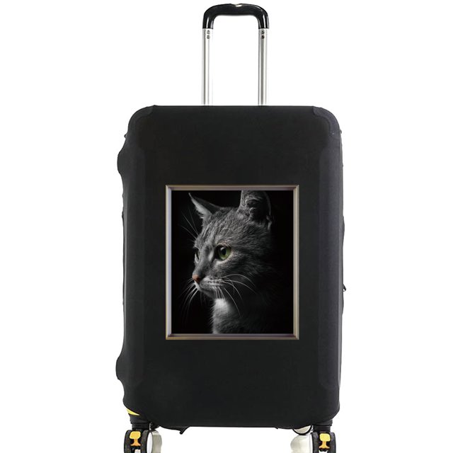 Animal Series Printed Pattern Travel Essentials Bag with 18-32 Inch Capacity Travel Accessories Trolley Case Protective Cover 8animal 037 S
