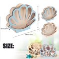 thumbnail image 3 of Modern Home Decor, Wood Display Case with Acrylic Panel Shaped Box Shadow Box with Clear Window Sea Holder for Small Tooth Decor, 3 of 9