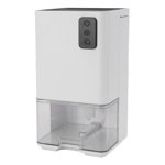 Déshumidificateur, déshumidifiant de cible d'humidité réglable pour sous-sol et grande chambre avec filtre réutilisable, lumière Nignonte, arrêt automatique, dés humidificateur silencieux pour chambre à coucher, sous-marin, maison
