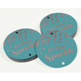thumbnail image 3 of Inkdotpot Real Rose Gold Foil Let Love Sparkle Wedding Tags Favor Hang Paper Tags 50 Pieces, 3 of 6