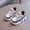 White, variant on Hinvhai Boys Girls Light Up Tennis Shoes Clearance Lightweight Breathable Running Shoes for Kid Toddler Boy Athletic Shoes Blue 3 Years