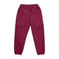 thumbnail image 3 of Hurxie Deals Girls Cargo Pants Trendy Solid Color Work Pants for Children 4 Years, 3 of 7
