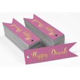 thumbnail image 2 of Inkdotpot Gold Foil Paper Hang Tags Happy Diwali Favor Tags 100 Pieces, 2 of 6