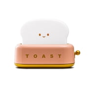 Night Light Toaster for Cute Room Decor For Bedroom Living Room Dining Room Desktop Filling Adjustable Timer Christmas Gift for Girls Boys Friends