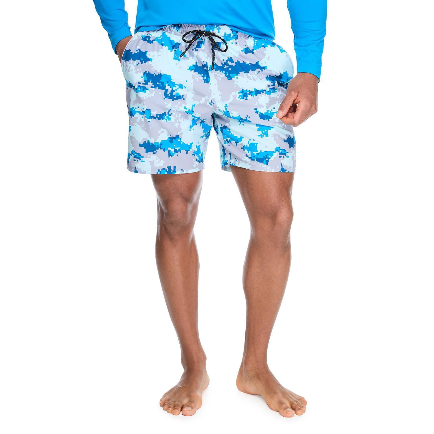 Short de bain imprimé Reebok pour hommes