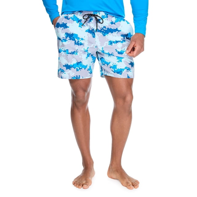 Short de bain imprimé Reebok pour hommes