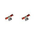 thumbnail image 2 of Smilepp Aluminum Alloy Front Rear Servo Link For 1/18 Hobbico Dromida RC Car S Performance With Premium Aluminum Alloy Front red 2Set, 2 of 6