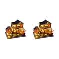 thumbnail image 4 of mmirethe Safe And Fun Wooden Doll House With Furniture And LED Light For Kids Innovative Innovative Room TC14 2Set, 4 of 6