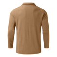thumbnail image 5 of Ketyyh-chn99 Polo Polo Shirt Chemises pour Hommes Polo Shirt Grande Taille T-Shirts pour Hommes à Manches Courtes Polyester Col Coupe Régulière Kaki,G, 5 of 5