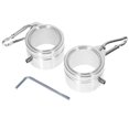 thumbnail image 1 of 1 Set Flag Pole Rings Aluminum Alloy Flag Pole Clips Mounting Holders for Holding Flag, 1 of 8