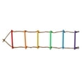 thumbnail image 2 of MAYUJIAA Kids Climbing Rope Ladder Strong Tensile Multi Layer Weave Soft Colorful Climber Training Accessories for Home HW313-69698, 2 of 12