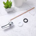 thumbnail image 3 of VILLCASE 4pcs Toilet Tank Flush Lever Handle Universal Front Mount Toilet Handle Replacement Fits Most Toilets, 3 of 9