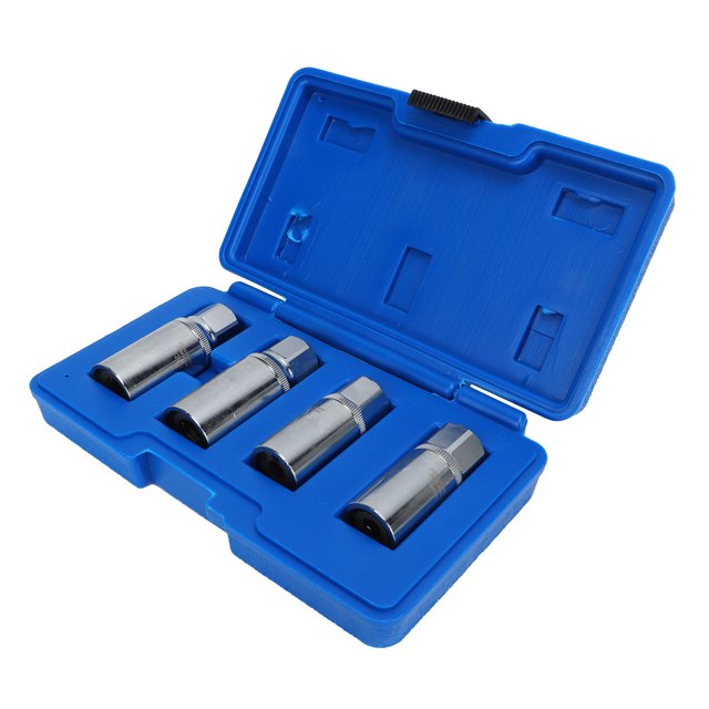 Screw Installer Kit, 6 8 10 12mm Sleeve Tangsten Steel Impact Durable Socket Stud Screw Extractor Tool for Repair