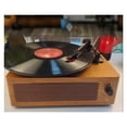 thumbnail image 2 of Wooden Simple Vintage Phonograph Wireless Vinyl Record Player With Cover Dust Jukebox, 2 of 4