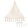 thumbnail image 2 of Stuffed Animal Hammock Bohemian Style Cotton Rope Plush Toy Storage for Kids Room, 2 of 7