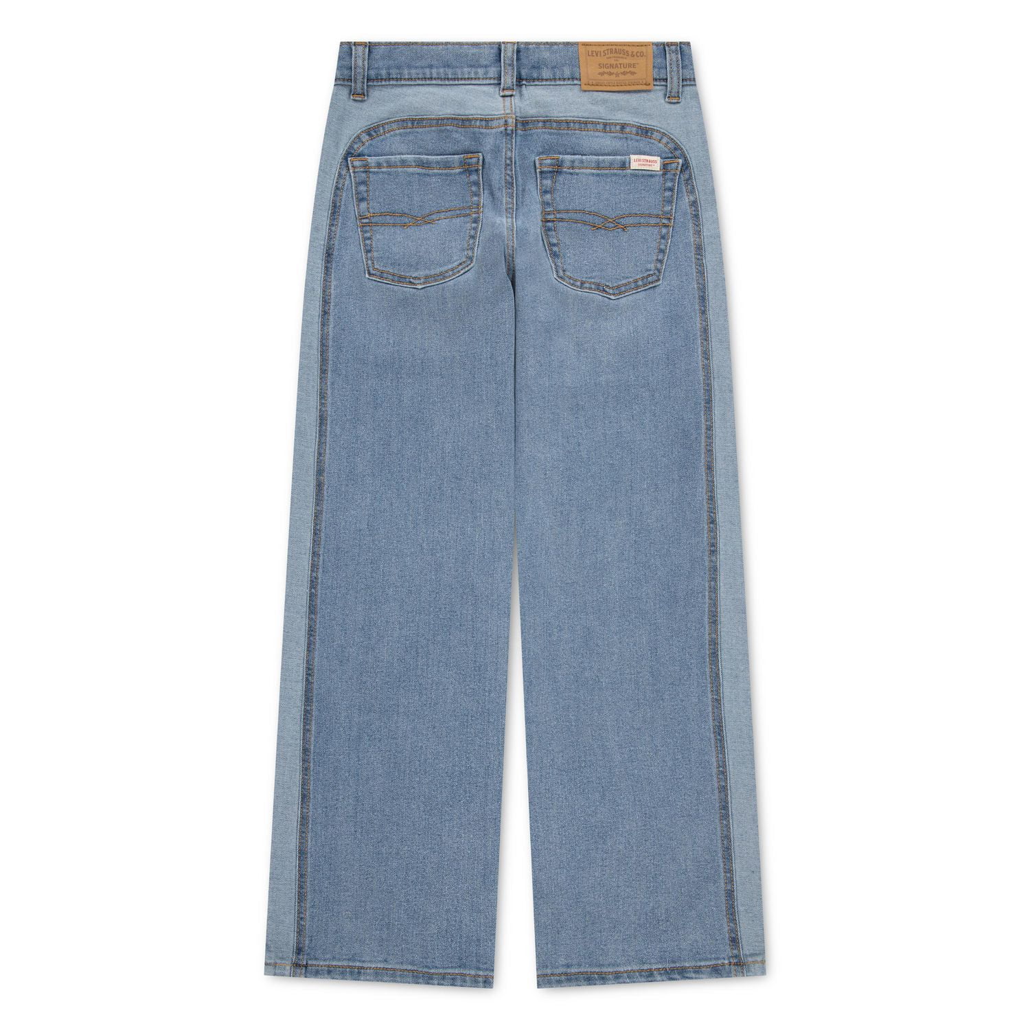 Levi Strauss Signature Jean Coupe Large à Effet Color-Block pour Fille