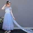 thumbnail image 2 of HAWEE Costume de Princesse des Neiges pour Fille, Robe de Fête d'Halloween Chic, 2 of 6