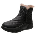 thumbnail image 3 of TISHITA Boots Comfortable Anti-Slip Fashion Short Boots Thick Sole Waterproof Zipper For 36, 3 of 8