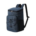 thumbnail image 2 of Insulated Backpack Cooler, Large Capacity Leakproof Bag, Adjustable Shoulder Straps, Breathable Mesh Back, for Outdoor Activities, Commuting, 2 of 7