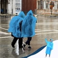 thumbnail image 4 of Poncho de Pluie Réutilisable en EVA, Imperméable Léger et Compressible, Design à Boutons-Pression Pleine Longueur, Équipement de Randonnée d'Urgence en Plein Air, Protection contre les Intempéries Pliable, 4 of 6