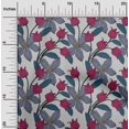 thumbnail image 2 of oneOone Polyester Spandex Pink Fabric Floral Retro Sewing Craft Projects Fabric Prints By Yard 56 Inch Wide, 2 of 5