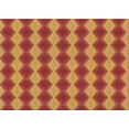 thumbnail image 1 of Ahgly Company Tapis Rectangulaire Rouge Lavable en Machine, 6 Pieds x 9 Pieds, 1 of 7