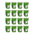 thumbnail image 1 of Footballs Party Supplies Green Football Ball Theme Paper Cup Plate Tableware, 1 of 7
