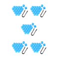 thumbnail image 3 of Maytalsory 20 Pieces Car Wheel Nut Caps Auto Hub Screw Cover Replacement Dust-proof Blue 21mm 5Set, 3 of 6
