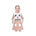 thumbnail image 2 of Robe Fille Beige Cartoon Dog Poche Manches Longues Coton Décontracté 6 Ans, 2 of 7