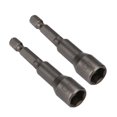 thumbnail image 2 of ziyahi 2pcs Nut Driver Bit Hexagon Socket and Shank Quick-release Nut Setter Driver Drill Bit Set, 65x10mm, 2 of 7