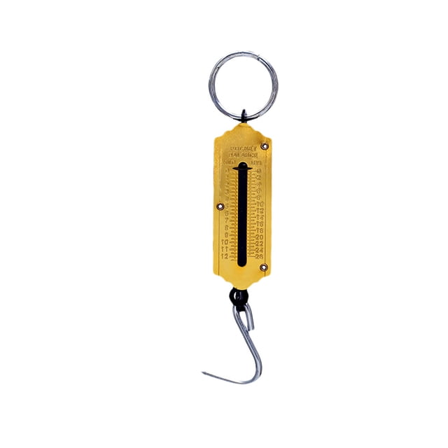 Shisuyan 50KG Portable Weighing Vertical Spring Machine Selling Vegetables Scale Mechanical Hanging Hook Scales(Golden)