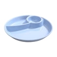 thumbnail image 2 of Aodebiao Portion Control Plate for Balanced Eating, Unbreakable Divided Plates,3 Compartment Plates, Reusable Plastic Plates, BPA Free for Adults, 2 of 7