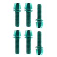thumbnail image 1 of S SERENABLE 6Pcs Bike Stem Screws Bolts Kit Bicycle Disc Brake Screws for Riding Cycling Green, 1 of 9