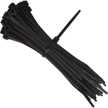 Cable Zip Ties, Heavy Duty Self-Locking Nylon Wire Ties, Environmentally Friendly, Fire Resistant, UV Resistant for Indoor Outdoor Use, Assorted Sizes, Tensile Strength Applications