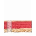 thumbnail image 5 of 2.3x4 Ft Oval Red Jute Area Rug, Hand-Woven, Reversible, Farmhouse Boho Style, Durable & Pet-Friendly Rug for Living Room, Dining Room, and Bedroom, 5 of 5