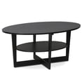 thumbnail image 1 of Furinno JAYA 15020WN Table Basse Ronde, Noyer, 1 of 5